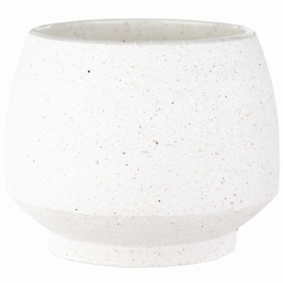 4" WHT Tapered Pot