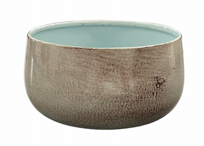 5" MB Bowl Mint Planter