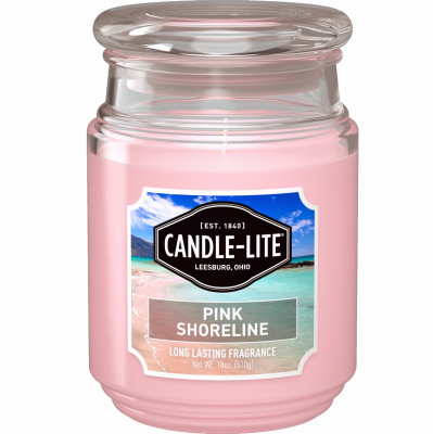 18OZ Pink Shore Candle