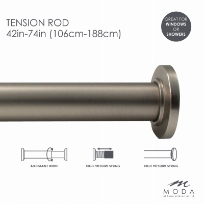 42-74 Satin SHWR Rod