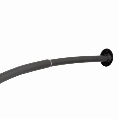 42-72" BLK Curve Rod