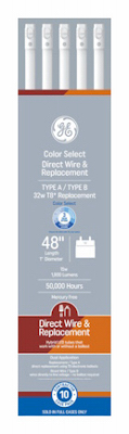 10PK 3Color T8 Bulb