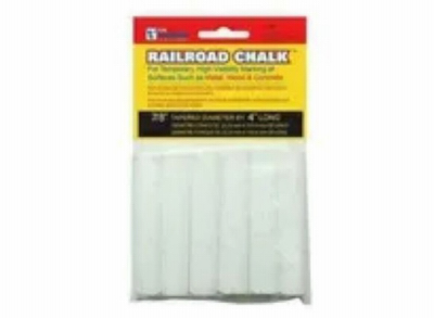 6PC WHT Railroad Chalk
