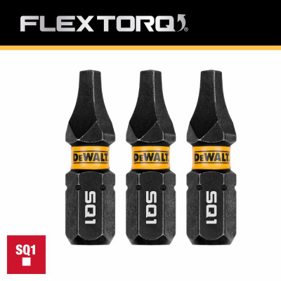 1" SQ1 Bits, 3/Pack