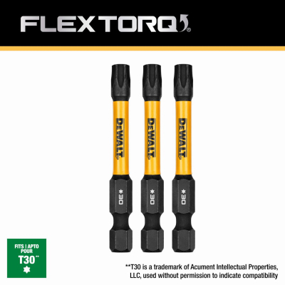 2-1/4" T30 Bits, 3/Pack