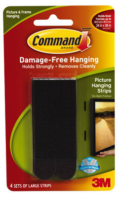 LG BLK Pict Hang Strip