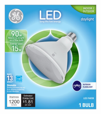 GE 15W Par38 Bulb