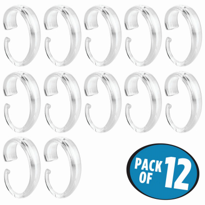 12PK CLR SHWR Hooks