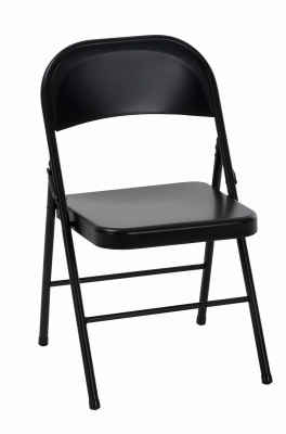 BLK STL Fold Chair