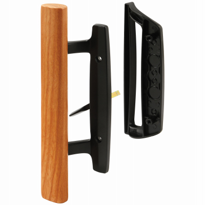 BLK Slid DR Handle Set