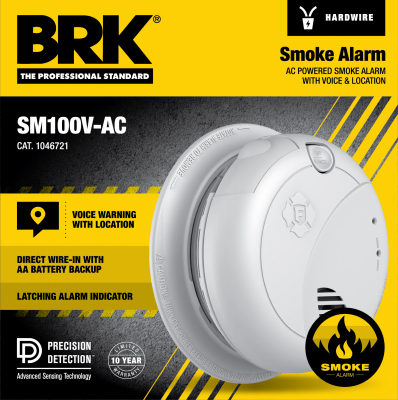 120V AC/DC Smoke Alarm