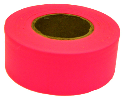 150' Glo PNK Flag Tape