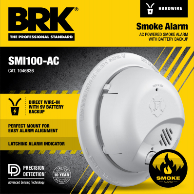120V AC Smoke Alarm