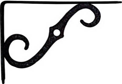 8x5-1/2 ANT BLK Bracket