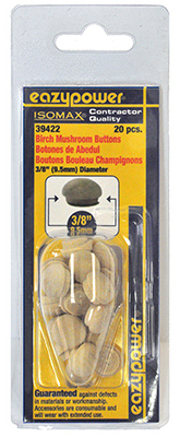 20PK 3/8 Mushroom Plug