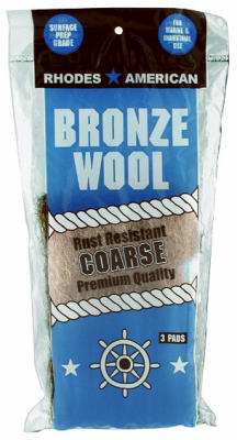3PK BRZ Coar Wool Pad