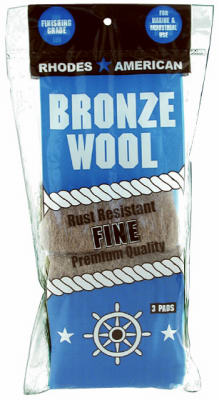3PK BRZ Fine Wool Pad