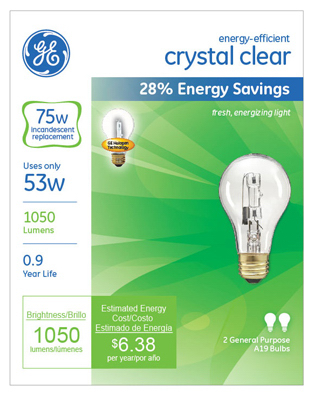 GE2PK 53W CLR Halo Bulb