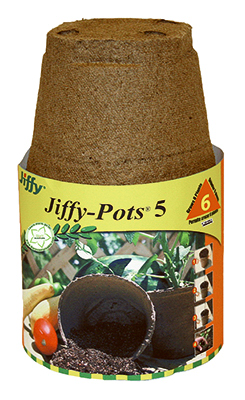 6PK 5" RND Peat Pot