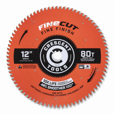 12"x80T Fine Saw Blade