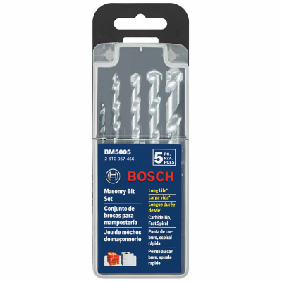 5PC Masonry Bit Set