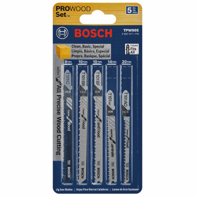 5PC Multi Jig Saw Blade