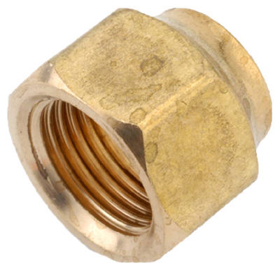 3/8" BRS Refrig FL Nut