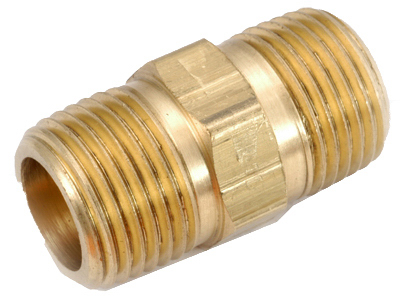 1/2" BRS Hex Nipple