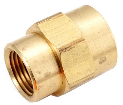 1/2x3/8BRS Red Coupling