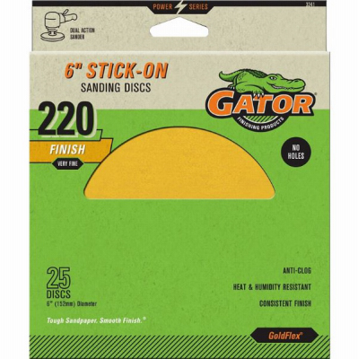 25PK 6" 220G Sand Disc