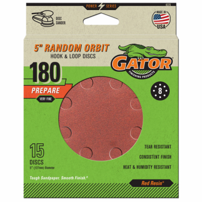 15PK 5" 180G Sand Disc