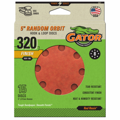 15PK 5" 320G Sand Disc
