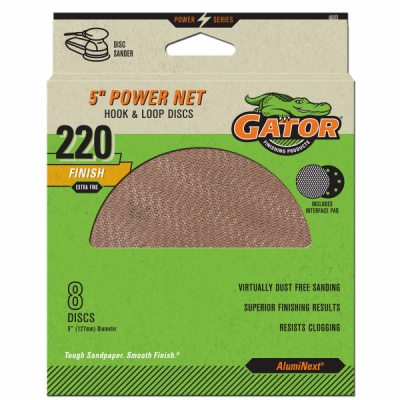 8PK 5" 220G Mesh Disc