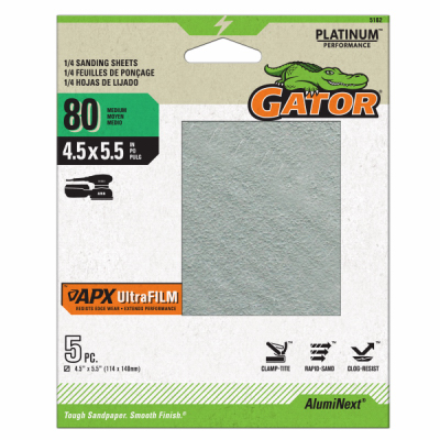 5PK 80G 1/4 Sheets