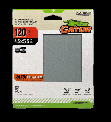 5PK 120G 1/4 Sheets