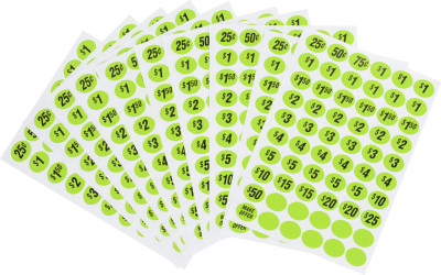 600PC Pre-Priced Labels