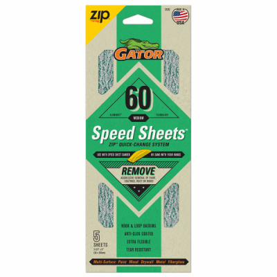 60G Zip Speed Sheet