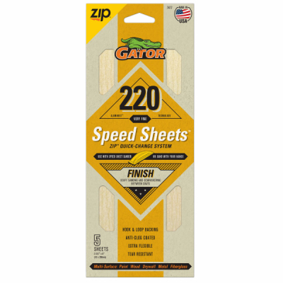 220G Zip Speed Sheet