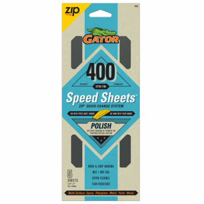 400G Zip Speed Sheet