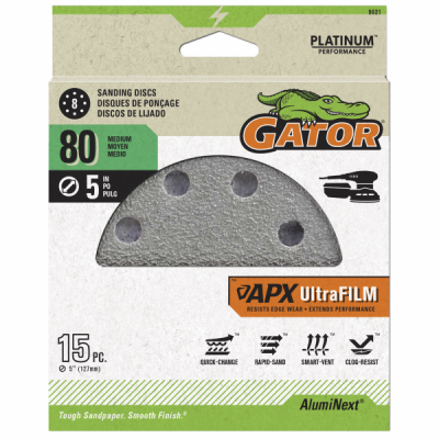 15PK 5" 80G Sand Disc