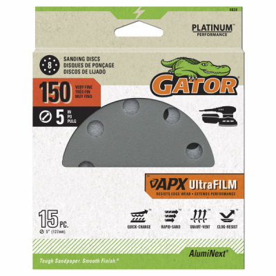 15PK 5" 150G Sand Disc