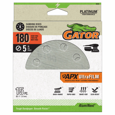 15PK 5" 180G Sand Disc