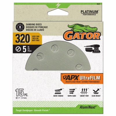 15PK 5" 320G Sand Disc