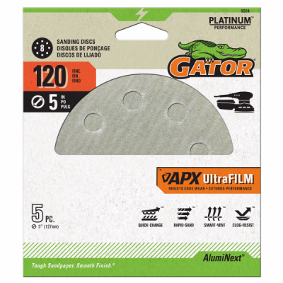 5PK 5" 120G Sand Disc