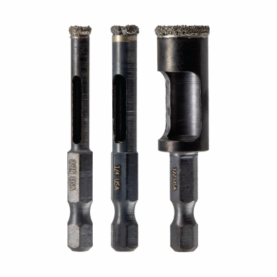 3PC Diamond HoleSaw Set