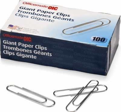 100PK STL Paper Clips