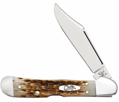 Amber CopperLock Knife