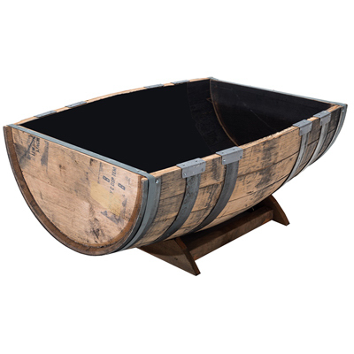 Oak Barrel GDN Planter