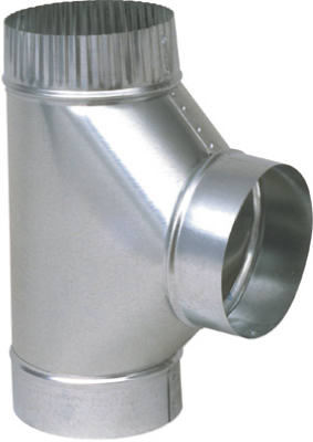 6" HVAC 26GA Tee