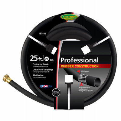 GT 5/8x25 Rubb GDN Hose